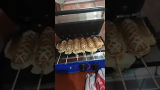 Hot dog waffle machine 2019.Make your Order from cearmy__inn or 08081905190.
