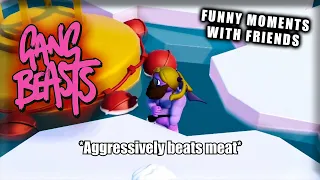 This is the funniest party game EVER | Gang Beasts funny momentswith friends!