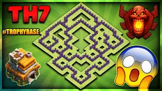 BRAND NEW 2018 TOWN HALL 7 (TH7) TROPHY/DEFENCE BASE-“UNSTOPPABLE”-Clash Of Clans