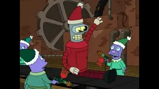 Futurama - Bender becomes the new Santa