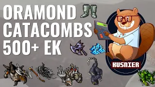 Oramond Catacombs | 4.4 kk/h raw | 500+ Knight | Tibia