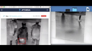 Thermal Demo video for gun detection that is concealed weapons detection