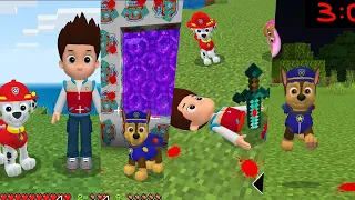 Compilation Of Best Paw Patrol in Minecraft - Gameplay