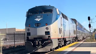 Rare Day @ Fullerton 11/22/23| Ft: Amtrak 148, BNSF Warbonnet, Hornshows