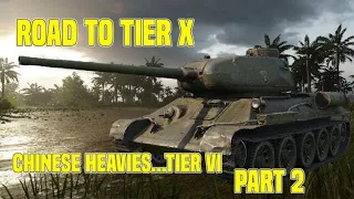 Wot Console // Road to tier X Chinese heavies // Type 58 top package //