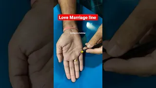 Love marriage line | Palmistry #palmistry #astrology #marriage #love #loveline #lovemarriage
