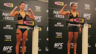 UFC 301 Dione Barbosa Vs Ernesta Kareckaite Full Official Weigh-in