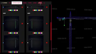 3D Конструктор подсветки башенного крана