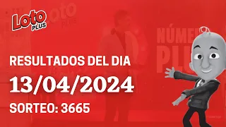 Resultados del sorteo Loto Plus del Sábado 13 de Abril del 2024