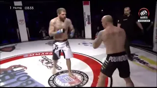 Aleksander Emelianenko Russia vs Szymon Bajor Poland   KNOCKOUT, MMA Fight, HD