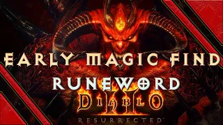 Diablo 2 Resurrected - Easy to make Runeword for getting into magic find and gold find