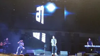 Ben Adams singing Like A Rose with Filipino Fans [fANcam] A1 the Greatest Hits Live in Manila 2019