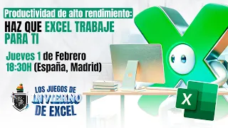 🔴 LOS JUEGOS DE INVIERNO DE EXCEL LIVE 4: Productividad de ALTO rendimiento