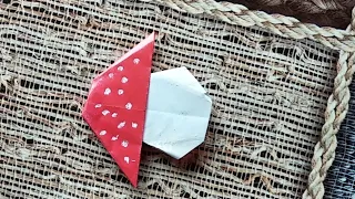 Делаем оригами «Грибок» 6+