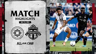 HIGHLIGHTS: CF Montreal vs Toronto FC | July 16, 2022