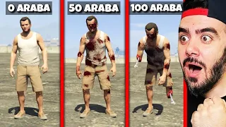 OYUNDA TAM 100 KERE ARABA ÇARPTI BAKIN SONDA NE OLDU ? - GTA 5 MODS