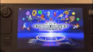 Sega Mega drive & Genesis classics Steam Deck gameplay
