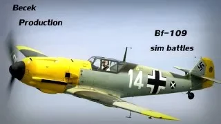 War Thunder Bf-109 simulator battle fragmovie