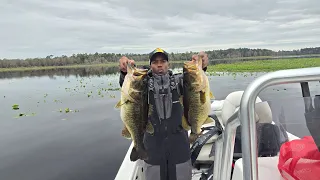 First bass fishing trip on the St John River 2024