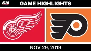 NHL Highlights | Red Wings vs. Flyers – Nov. 29, 2019