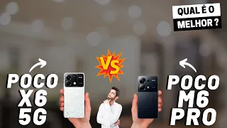 POCO X6 vs POCO M6 Pro Qual é o MELHOR? (Comparativo)