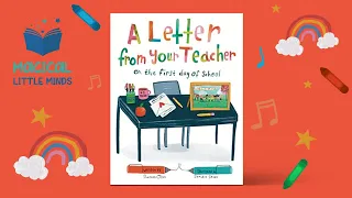 Kids Books Read Aloud Story A Letter From Your Teacher by Shannon Olsen