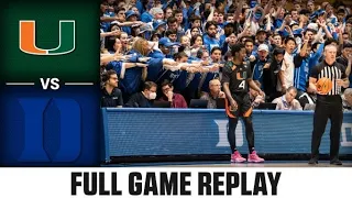 Miami vs. Duke Full Game Replay | 2022-23 ACC Men’s Basketball