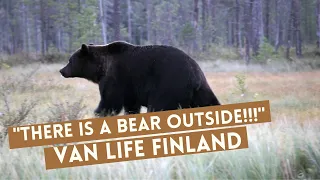 WILD Finland!! INCREDIBLE encounters - VAN LIFE Finland episode 1