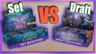 Which has more Rares and Mythics? - Round 2 - WoE Draft VS Set #wildsofeldraine