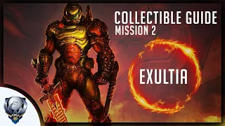 Doom Eternal (Mission 2 EXULTIA) All Collectibles, Upgrades, Secret Encounters & Extra Lives