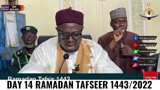 Day 14 Ramadan Tafseer 1443/2022 by Sheik Aminu Ibrahim Daurawa