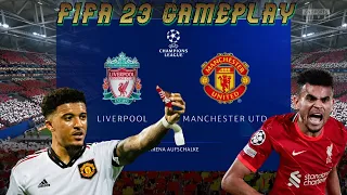 FIFA 23 GAMEPLAY LIVERPOOL VS MANCHESTER UNITED PS5 4K UCL FINAL (concept)