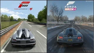 Forza Motorsport 4 vs Forza Horizon 4 - 2006 Koenigsegg CCX Sound Comparison