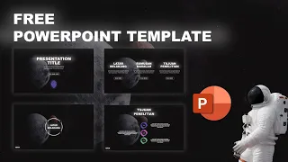 Slide Presentasi Kamu Masih Biasa biasa aja ? Coba Ini!! Space Template Powerpoint FREE Download