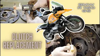 Modified clutch change for my BMW R 1150 GS / 1100 GS due to bad splines: "easy" method