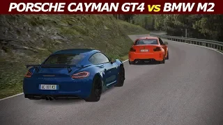 Porsche Cayman GT4 vs BMW M2 - Trento Bondone