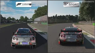 Forza Motorsport 7 vs Gran Turismo Sport - Nissan MOTUL AUTECH GT-R at Monza