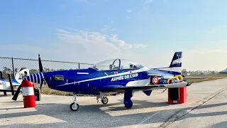 T-One PC-21 Maiden & 2nd Flt with flame out, gear up landing.