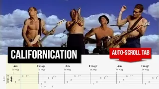 Californication - Red Hot Chili Peppers - Play Along Guitar Tab