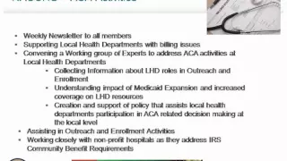 Webinar: Affordable Care Act and Minority Health