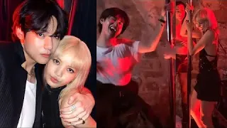 Taehyung & Lisa Pole Dance after CELINE Fashion Show in Paris | They Arrived !