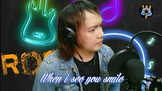 When i see you smile - bad english (cover junel)