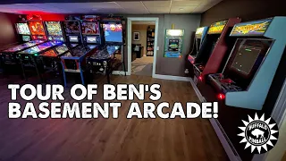 Home Arcade Tour: Ben's Pinball and Retro Basement