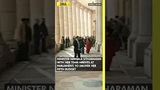 Budget 2023: FM Nirmala Sitharaman arrives at Parliament and present Union Budget 2023 #shorts