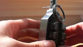 Homemade F1 Grenade Display