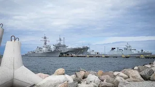 La Armada rusa realiza ejercicios militares en el mar Báltico