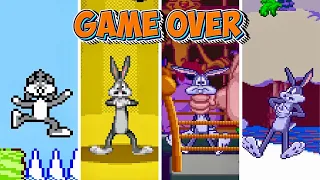 Evolution of Bugs Bunny games GAME OVER screens + All Intros