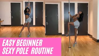 Easy Beginner Sexy Pole Routine