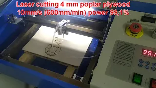 K40 40W Chinese CO2 laser Cutter Engraver ,Unboxing and First Tests