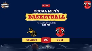 Chabot vs City College of San Francisco Men's Basketball LIVE 1/6/23